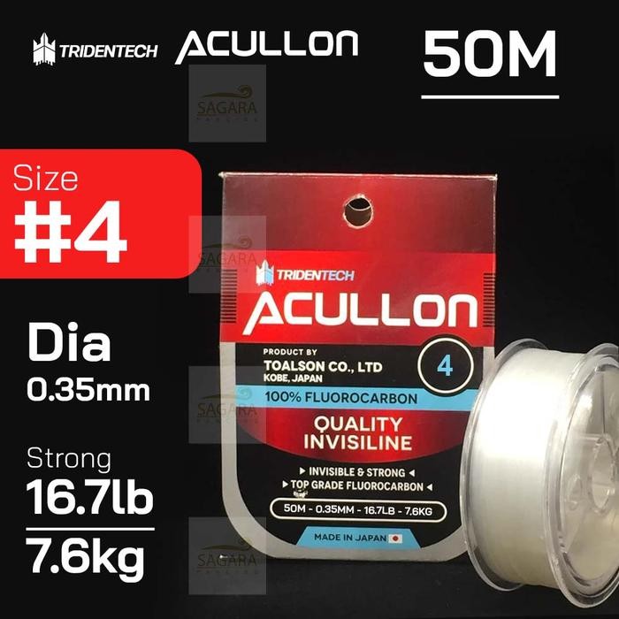 Senar Pancing Leader Acullon Leader Tridentech FlouroCarbon