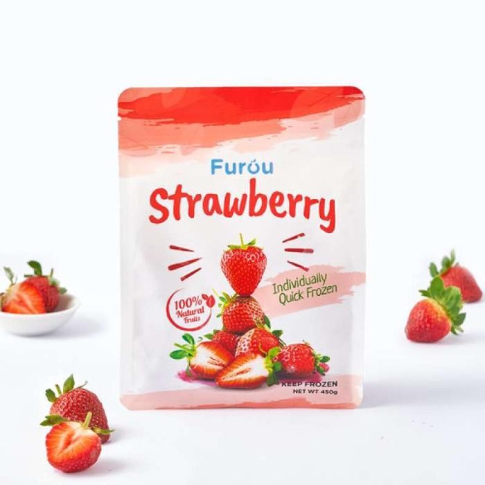 

ASLI FUROU IQF FROZEN STRAWBERRY 450GR READY STOCK