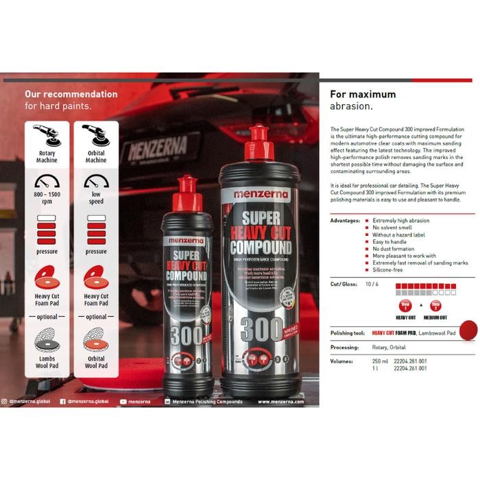 MENZERNA 300 Super Heavy Cut Compound HCC300