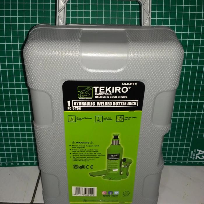 TEKIRO - DONGKRAK BOTOL 6 TON - DONGKRAK MOBIL HYDRAULIC - ORIGINAL