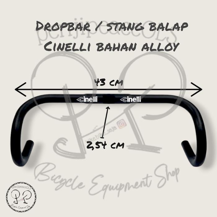 STANG BALAP DROPBAR ALLOY STIR SEPEDA DROP BAR SETANG SEPEDA BALAP ORIGINAL QUALITY
