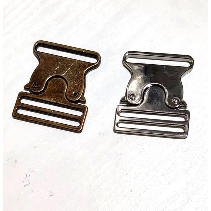 V02D Klip Tali Tas / Buckles / Kunci Sodok Metal 38 Mm