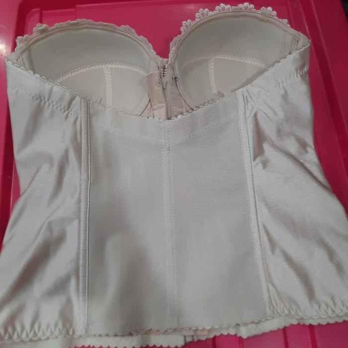 LADYMARLENE MONALISA LONGTORSO WARNA KREM ASLI ORI UK 32B 34-40 CUP AB