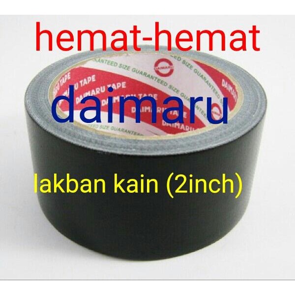 

ID LAKBAN KAIN DAIMARU HITAM 48MM X 12M (2INCH)