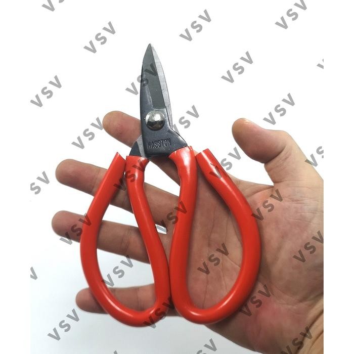 

ID HASSTON GUNTING 180MM 1353-014 MERAH GUNTING SERBAGUNA SENG KULIT KAIN HASSTON