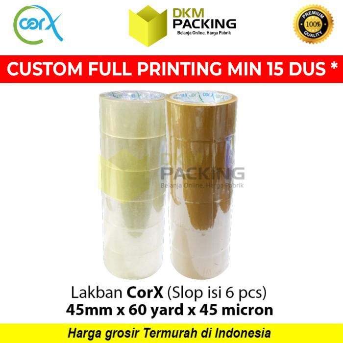 

ID LAKBAN 45MM X 60YARD CORX PLAKBAN ISOLASI TAPE PREMIUM TERMURAH /SELOP