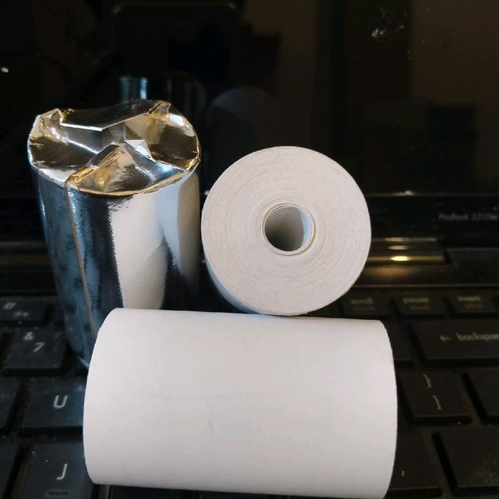 

ID KERTAS STRUK KASIR THERMAL 58X40MM / 57X40MM CORELES PAKET 10 PCS