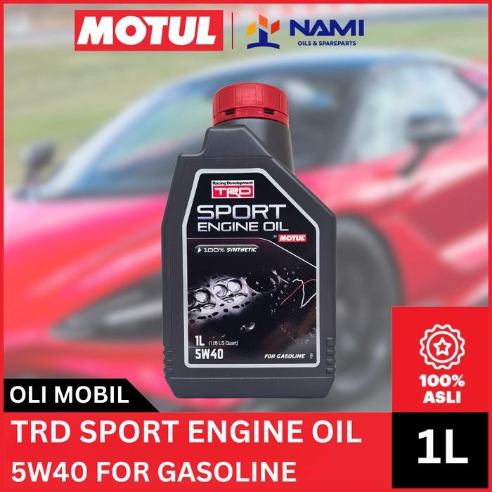 *MOTUL TRD GASOLINE (1L)* Oli Mesin Mobil Bensin - Original