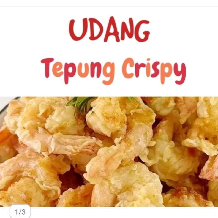 

udang tepung crispy halal fresh - siap goreng non frozen stok terbatas