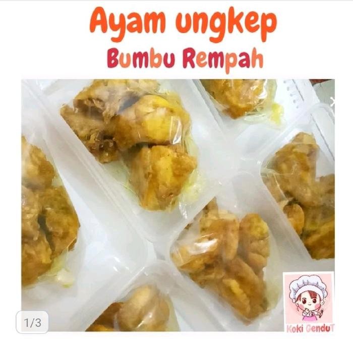 

ayam ungkep bumbu rempah 10pcs halal fresh - koki gendut stok terbatas