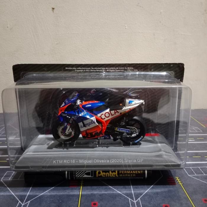 DIECAST MOTOGP KTM RC 16 MIGUEL OLIVEIRA 2020 STYRIA GP 1/18 BY ALTAYA