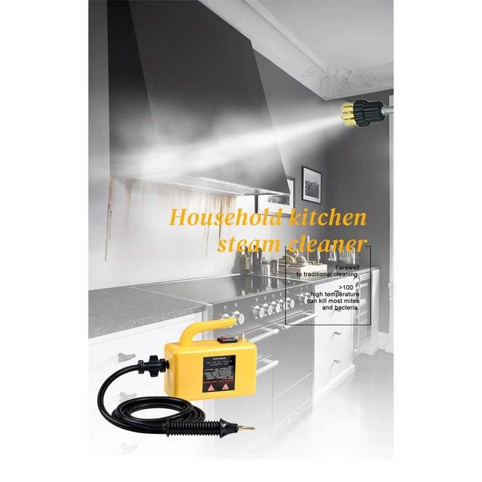 Mesin Cuci Steam Uap Panas Mobil Motor AC Dapur Alat 2600W