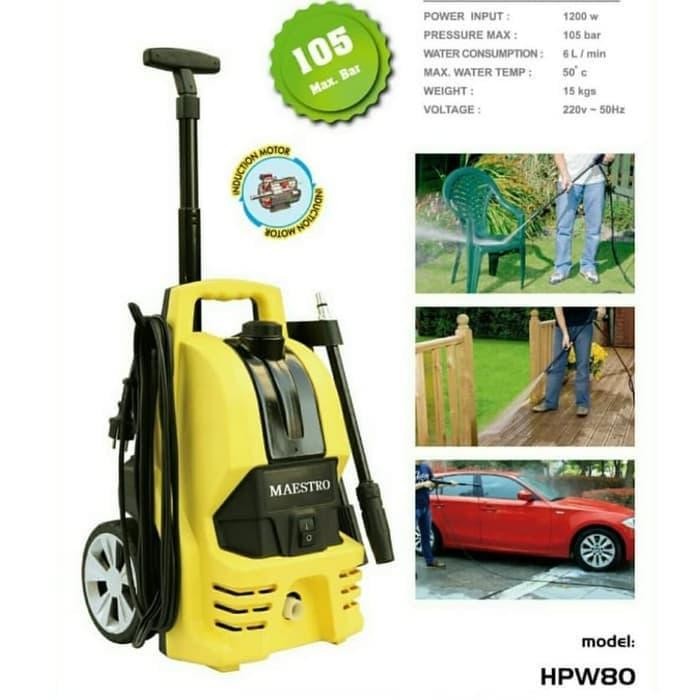 Jet Cleaner Maestro/ Mesin Cuci Mobil, Motor, AC HPW 80