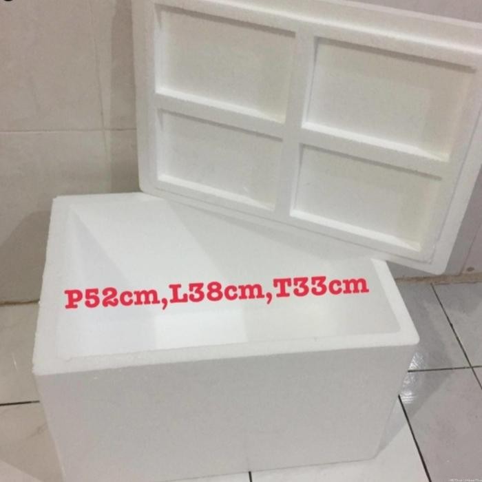 styrofoam sterofoam box kotak ikan tempat penyimpanan es gg jumbo kode 1075