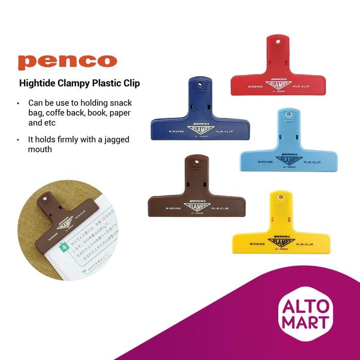 

Promo Hightide Penco Clampy Plastic Clip - Klip Plastik Pembatas Buku