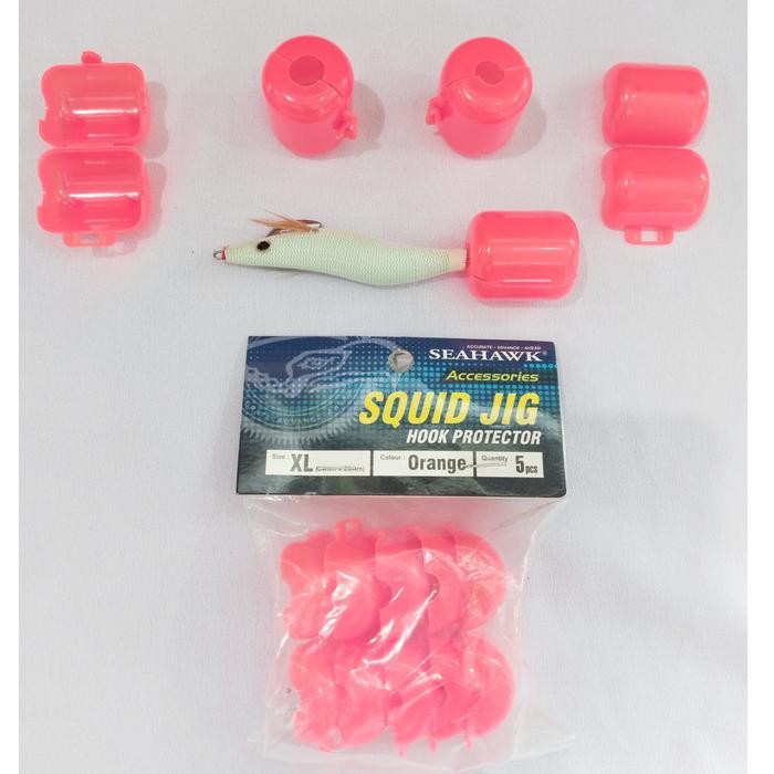 Tutupan Kail Cumi Seahawk Squid Jig Hook Protector Pelindung Kail