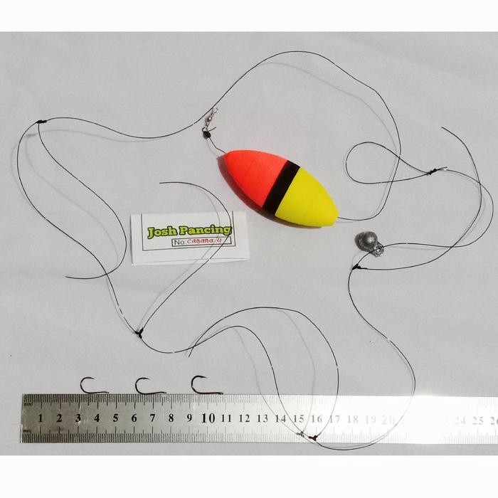 Kail Rakitan Bandeng Cabang 4 Rangkaian Pancing Dasaran Ikan Kakap