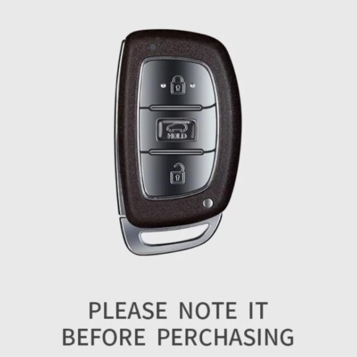 T-Carbon Key Case Sarung Cover Kunci Hyundai Creta , Hyundai Stargazer