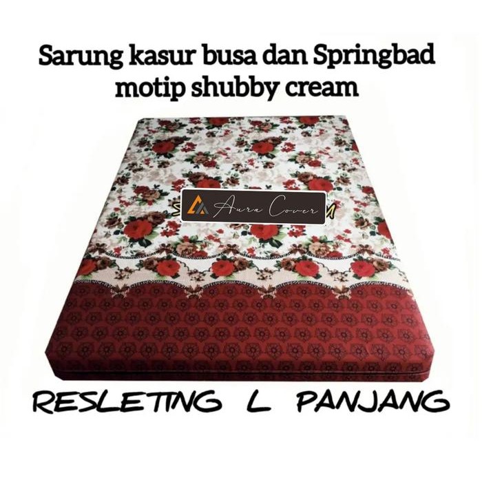 Inthebox Sleep - Sprei Resleting Kasur Busa Ukuran 90X200 120X200 Tebal 15-20 Cm - Sarung Kasur Busa