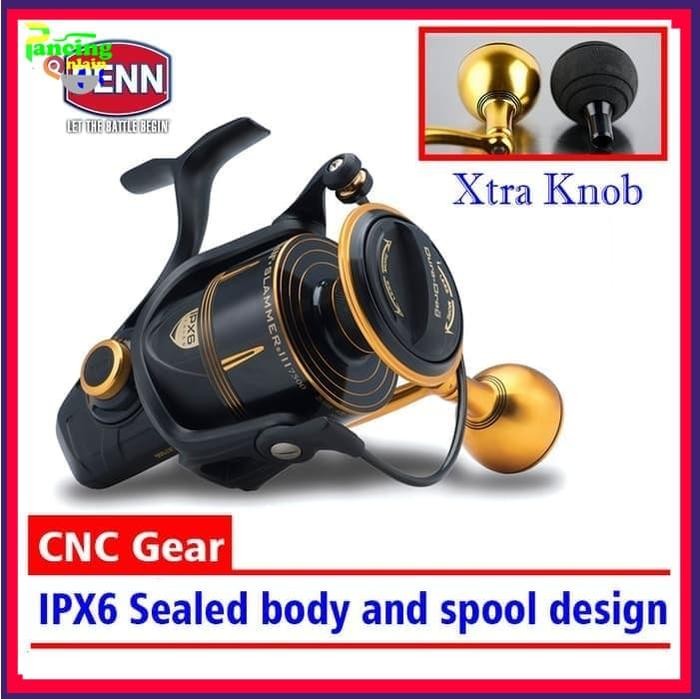 Reel Pancing Reel Penn 8500 Spinning Slammer III Alat Pancing reel pen (TERBAIK) (TERBARU)