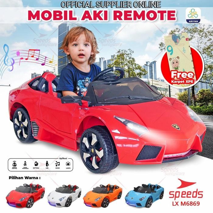 MAINAN MOBIL LAMBORGHINI AKI ANAK LAKI PEREMPUAN KEREN TERBARU MURAH