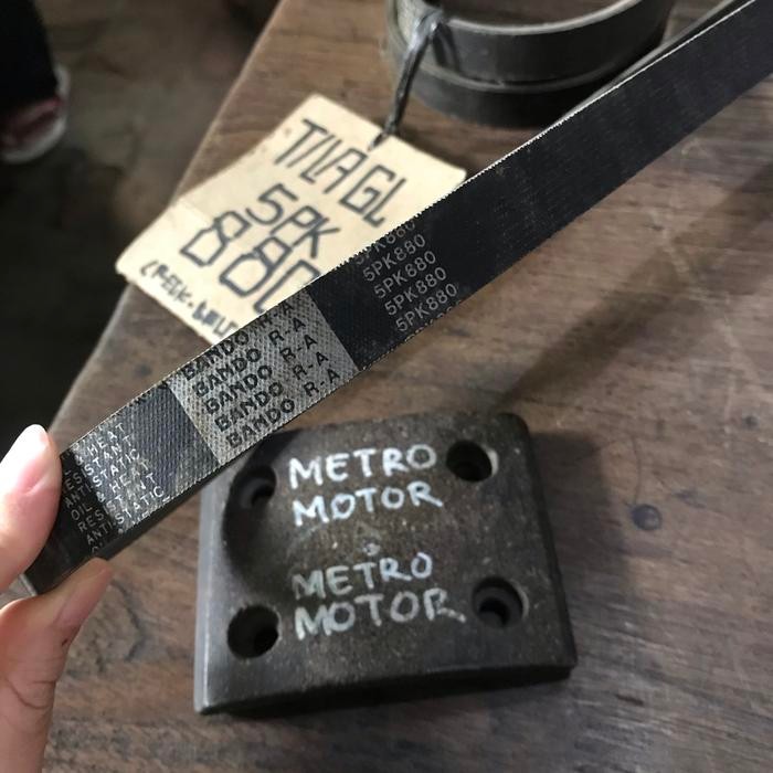 Bando Japan 5Pk 880 Fan V Belt Tali Kipas Toyota Corolla Twincam Gti