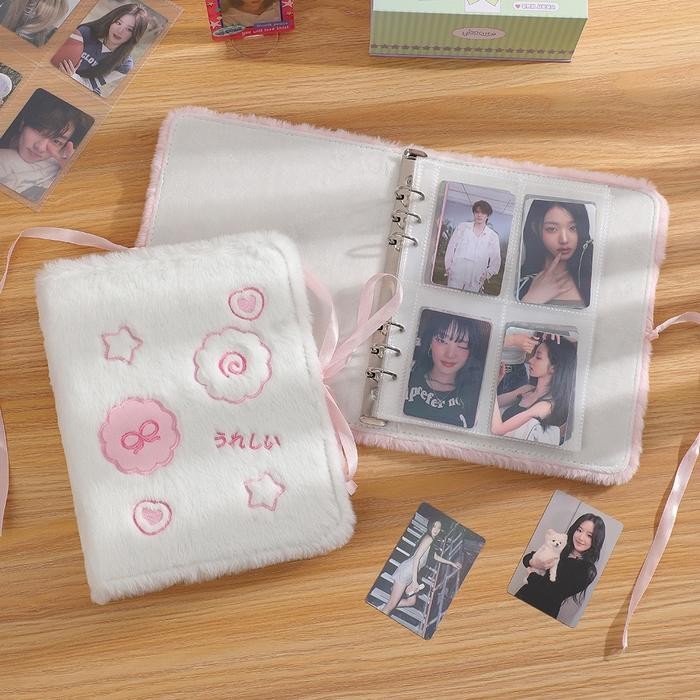 

Bibimcat - (A5 Size) Narutomaki Binder Photocard A5 6 Ring / Album Pc Polaroid Bulu Fluffy