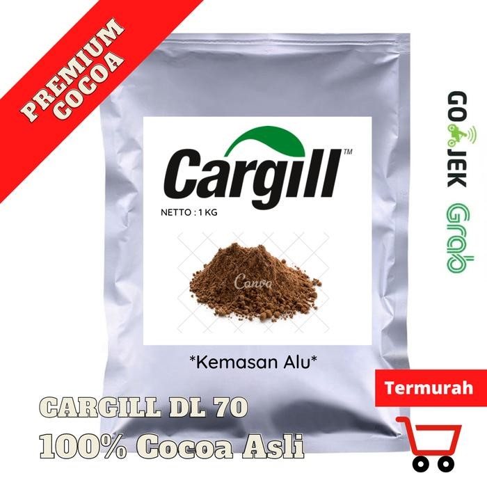 

Cocoa Powder 1 Kg Cargill Gerkens Pure 100% / Coklat Bubuk Murni 1Kg