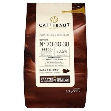 

Callebaut Chocolate Callets Dark 70% Repackage