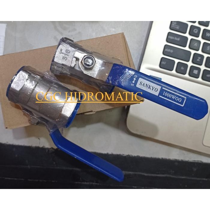 Laris Sankyo Ball Valve Stainless 2" / Ball Valve Stainless 2 Inch Terlariss 