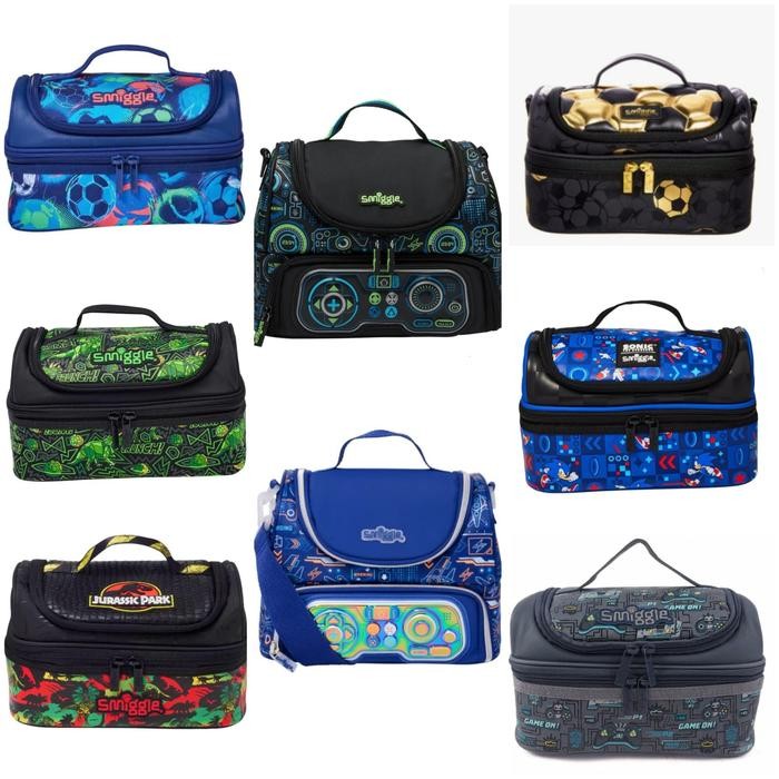 Sale Lunchbag Smiggle Boy Double Decker Tas Bekal Kotak Makan Laki Cowo