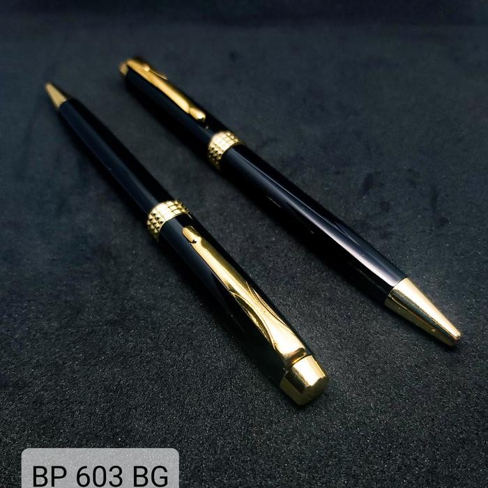 

New Ballpoint Metal Exclusive BP 603 BGBolpen Besi Refil Pulpen/Pen Cros