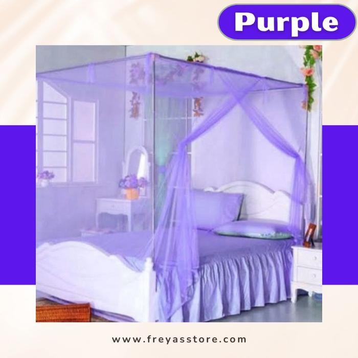 KELAMBU POLOS / KELAMBU UKURAN 120X200CM 180X200CM 200X200CM Bed