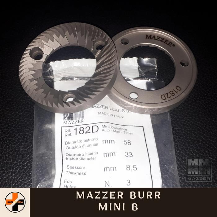 Grinder Mazzer ; Coffee Burr Set 58MM untuk Mazzer Mini Doser