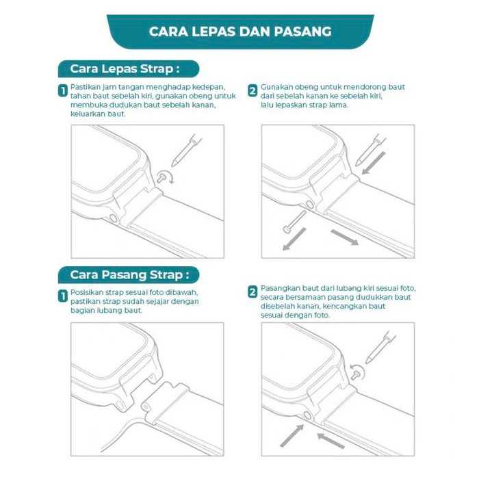 (Allthebest) STRAP Z1 & Z2 IMOO ORIGINAL / TALI JAM Z2 IMOO PINK & GREEN