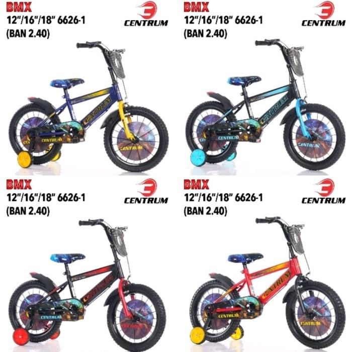 SEPEDA ANAK BMX CENTRUM TRANSFORMERS BAN POMPA UKURAN 12 INCH / 18 IN