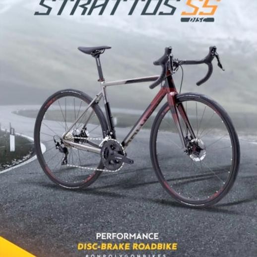 sepeda balap roadbike POLYGON STRATTOS S5 DISC 2021