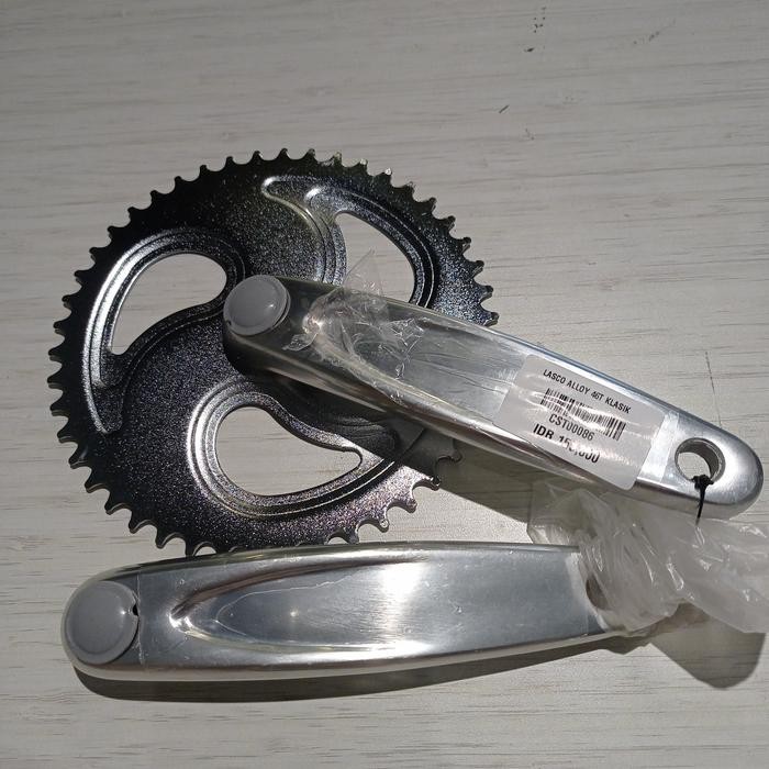 Crank Lasco alloy 44T/46T Klasik