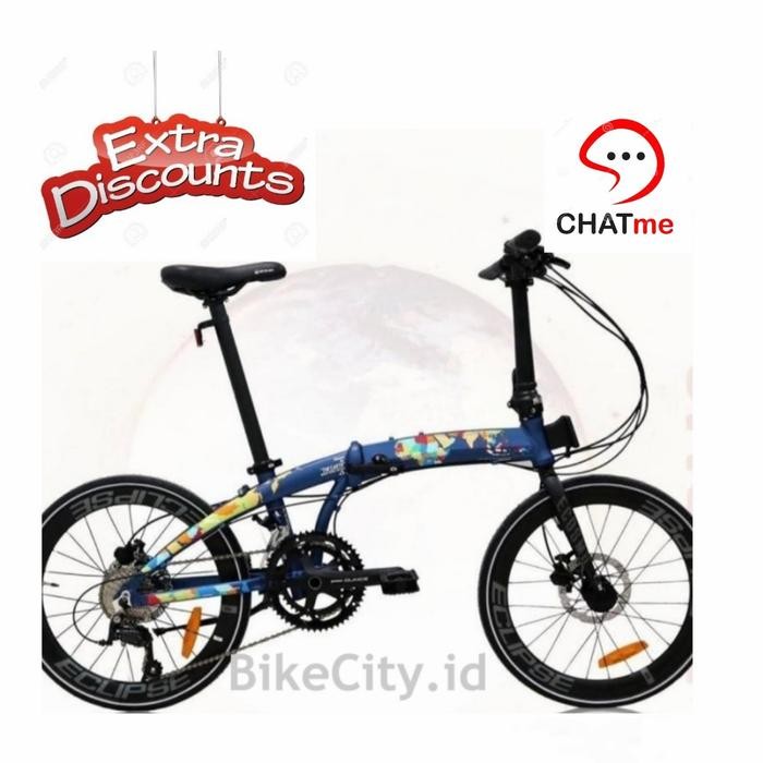 Sepeda Lipat ELEMENT ECOSMO Z9 SAVE THE EARTH NEW 2020
