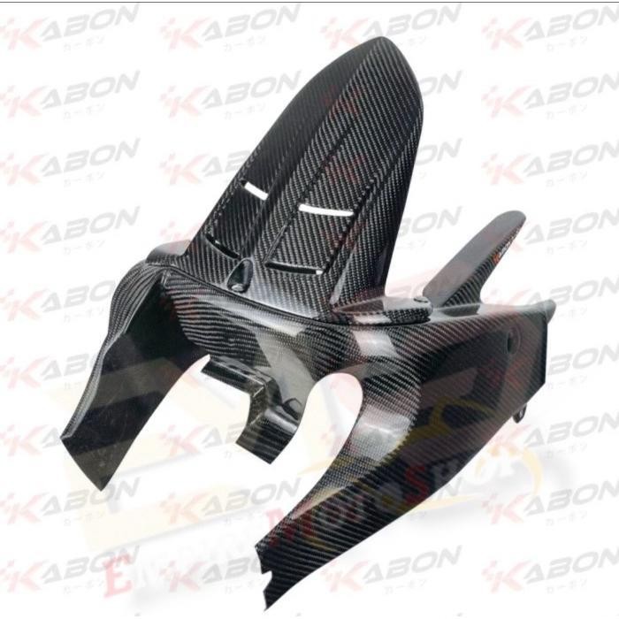 Kabon Spakbor Hugger ZX25 R ZX 25 R ZX25R ZX4 RR Cover Swing Arm Model ZX6 ZX636 Carbon Kevlar