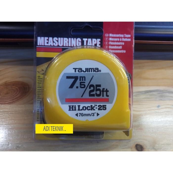 SIAP KIRIM TAJIMA METERAN HI-LOCK 7,5M / 25FT ORIGINAL JEPANG