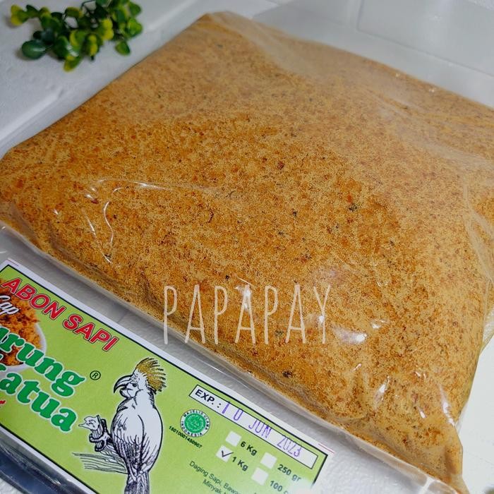 

Baru Abon Sapi Cap Kakaktua 1Kg Murah Meriah Halal Gurih