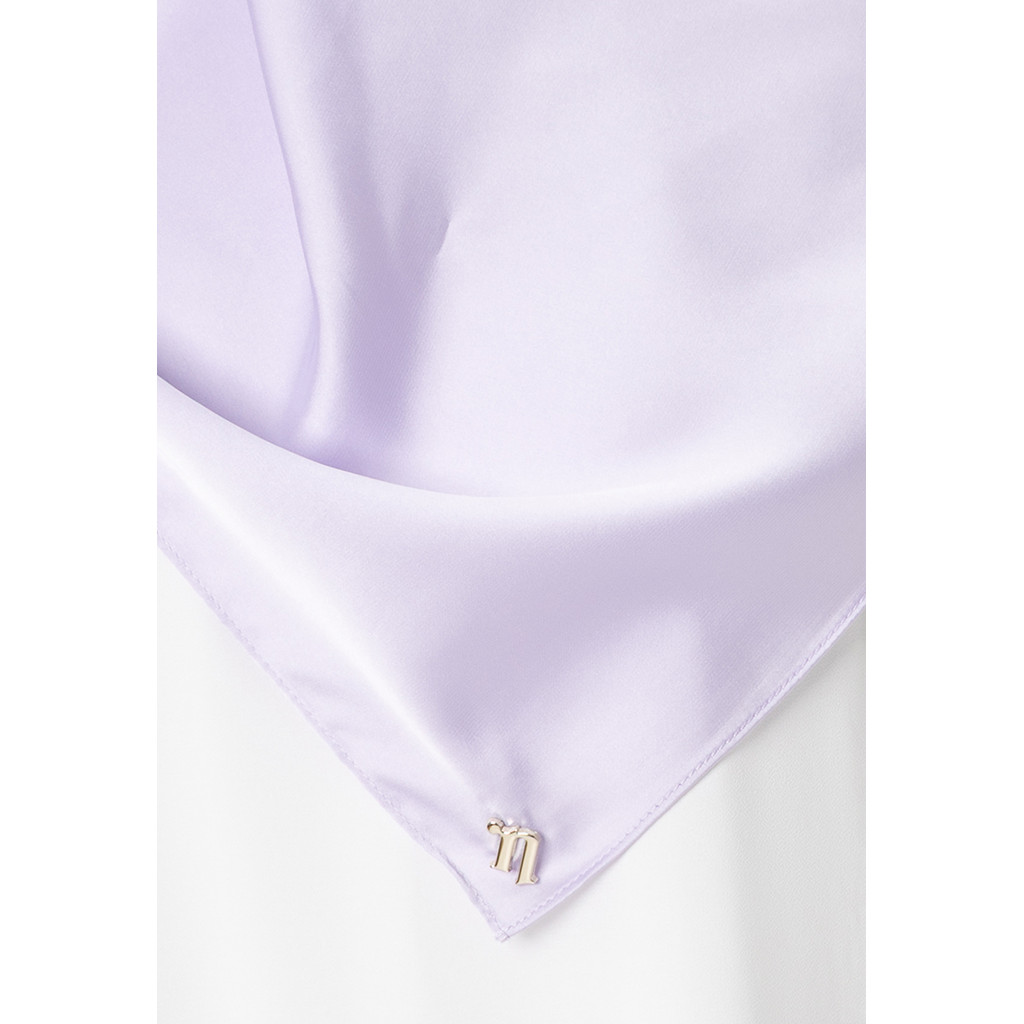 Naelofar - Luna Satin Square Hijab (Wanita) (Lupine)