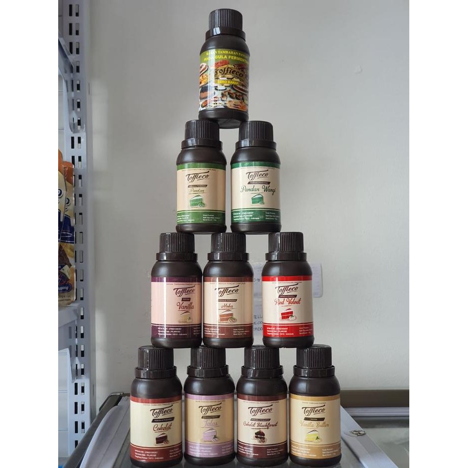 

LEZAT- Toffieco Pasta 100 Gr [Coklat / Pandan / Vanila Dll ]