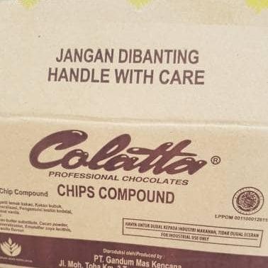 

LEZAT- Colatta Choco Chips 250Grm Repack Coklat Butiran
