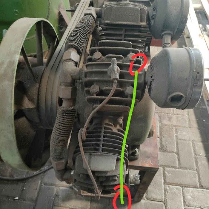 Pipa Tembaga 30 Cm - Pipa Penghubung Piston Kompresor Swan