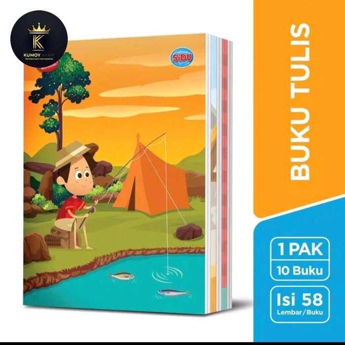 

Jual Rugi! Buku Tulis Sidu Isi 38 & 58 Lembar 1 Pack 10 Buku