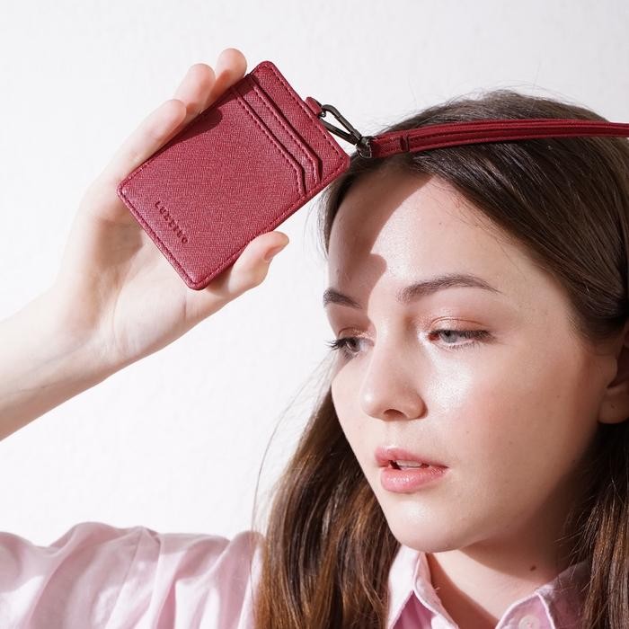 

promo lanyard id card holder pria & wanita unisex - new york style tali