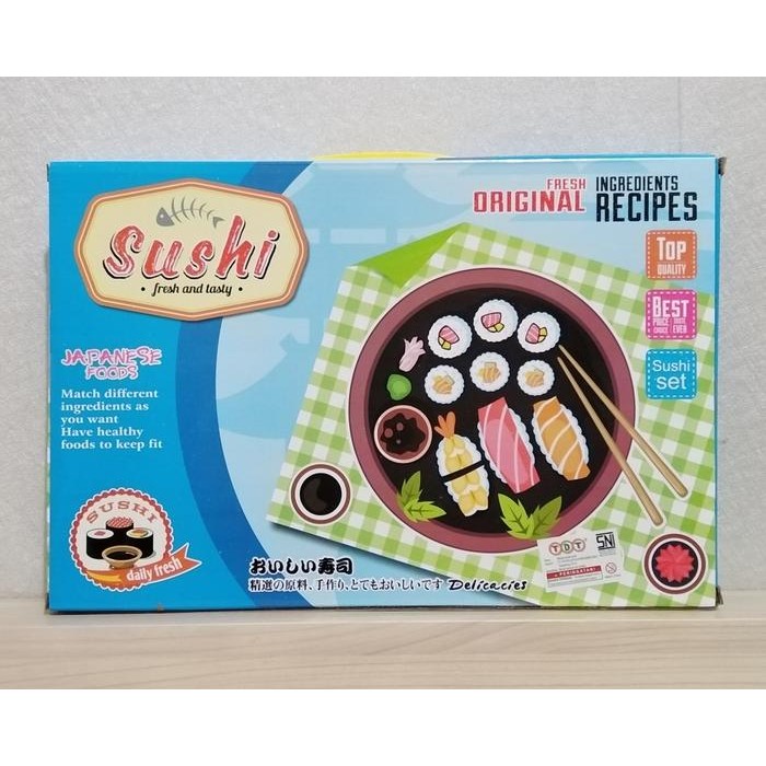 Mainan Sushi Set Fresh And Tasty Sushi Daily Fresh