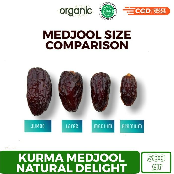

NATURE- Kurma Medjool 500 Gram / Medjool Dates / Kurma California